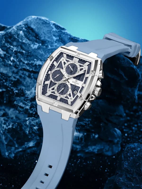 Reward RD832261M Silver Case Light Blue Strap Light Blue Face – view 2