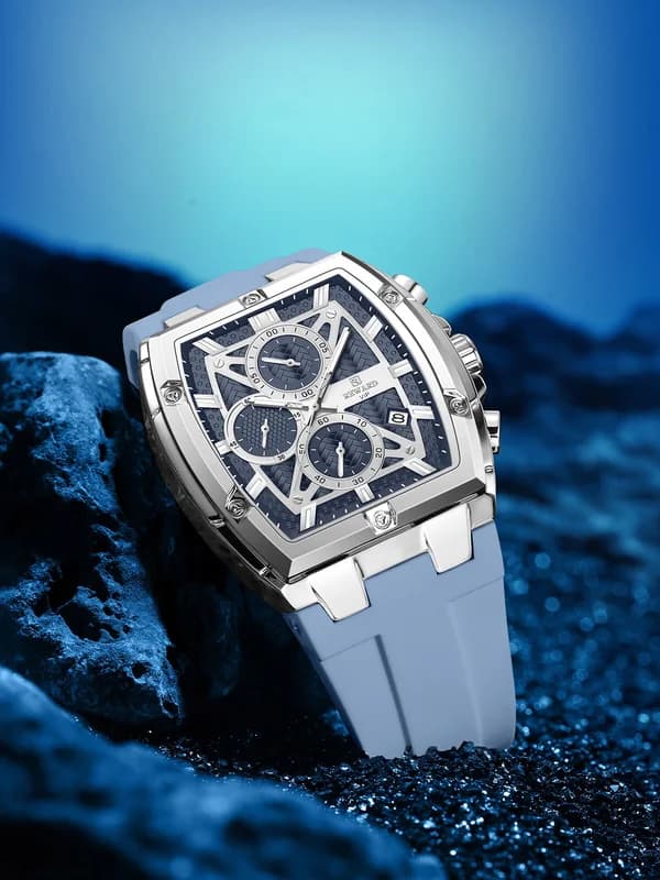 Reward RD832261M Silver Case Light Blue Strap Light Blue Face – view 4