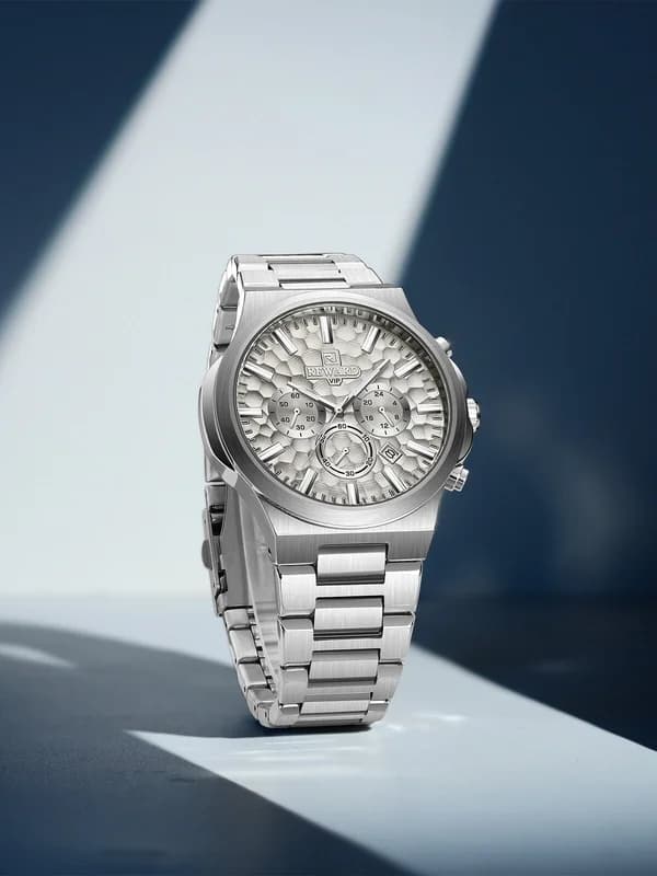 Reward RD813050M Silver Bracelet Light Grey Face- Chronograph