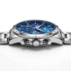 Fairwhale FW-5870 Astrix Silver Bracelet Blue Face- Chronograph – view 5