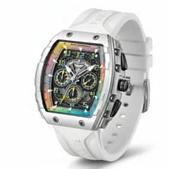 Fairwhale FW-5001 Tonixa White Rubber Strap Multicolor Face – view 3