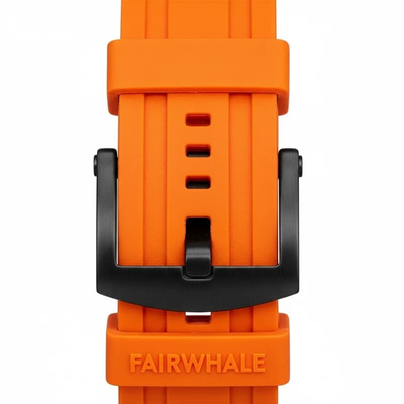 Fairwhale FW-6660 Silver Case White Strap Skeleton Face- Automatic – view 3