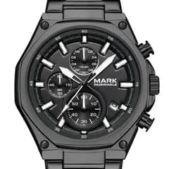 Fairwhale FW-5057 Silver Bracelet Black Face- Chronograph – view 2