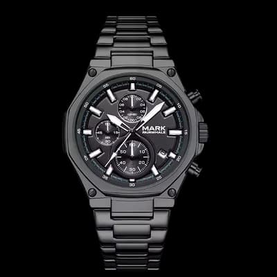 Fairwhale FW-5057 Black Bracelet Black Face- Chronograph