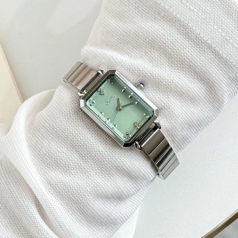Scottie 9058X Silver Bracelet Blue Face