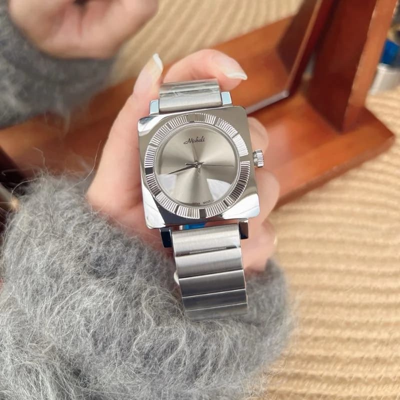 Mishali M2507 - Silver Bracelet Gray Face
