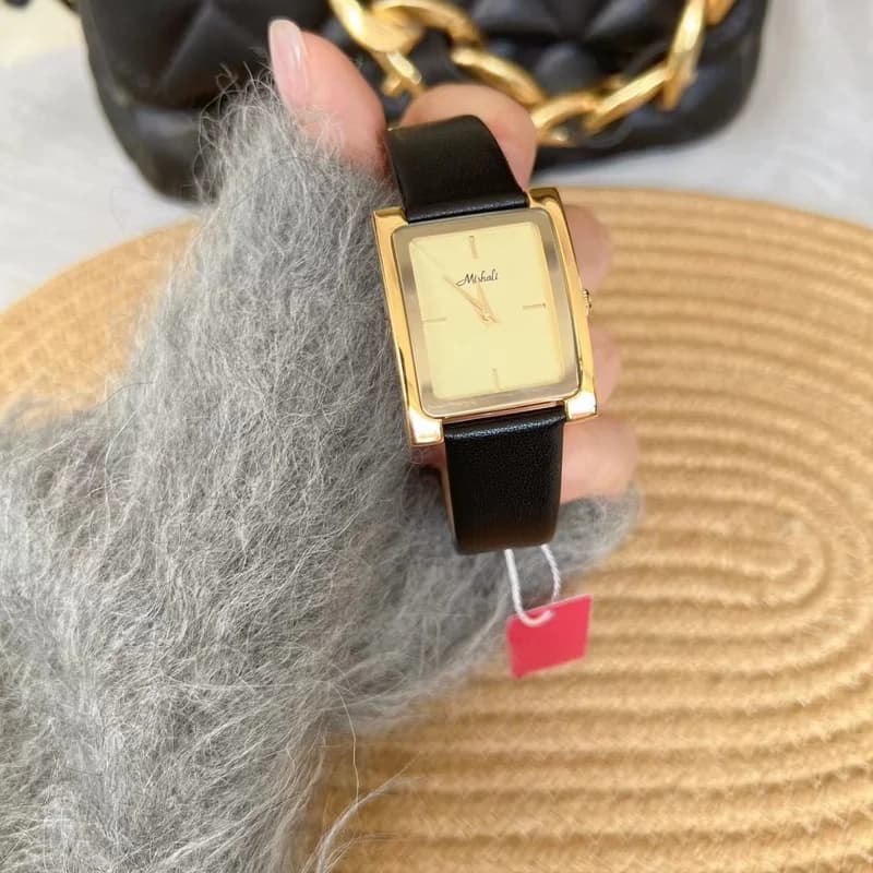 Mishali M21026 Black Belt Golden Face