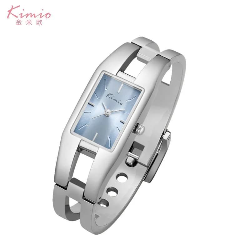 Kimio K6588S Silver Bracelet Ice Blue Face